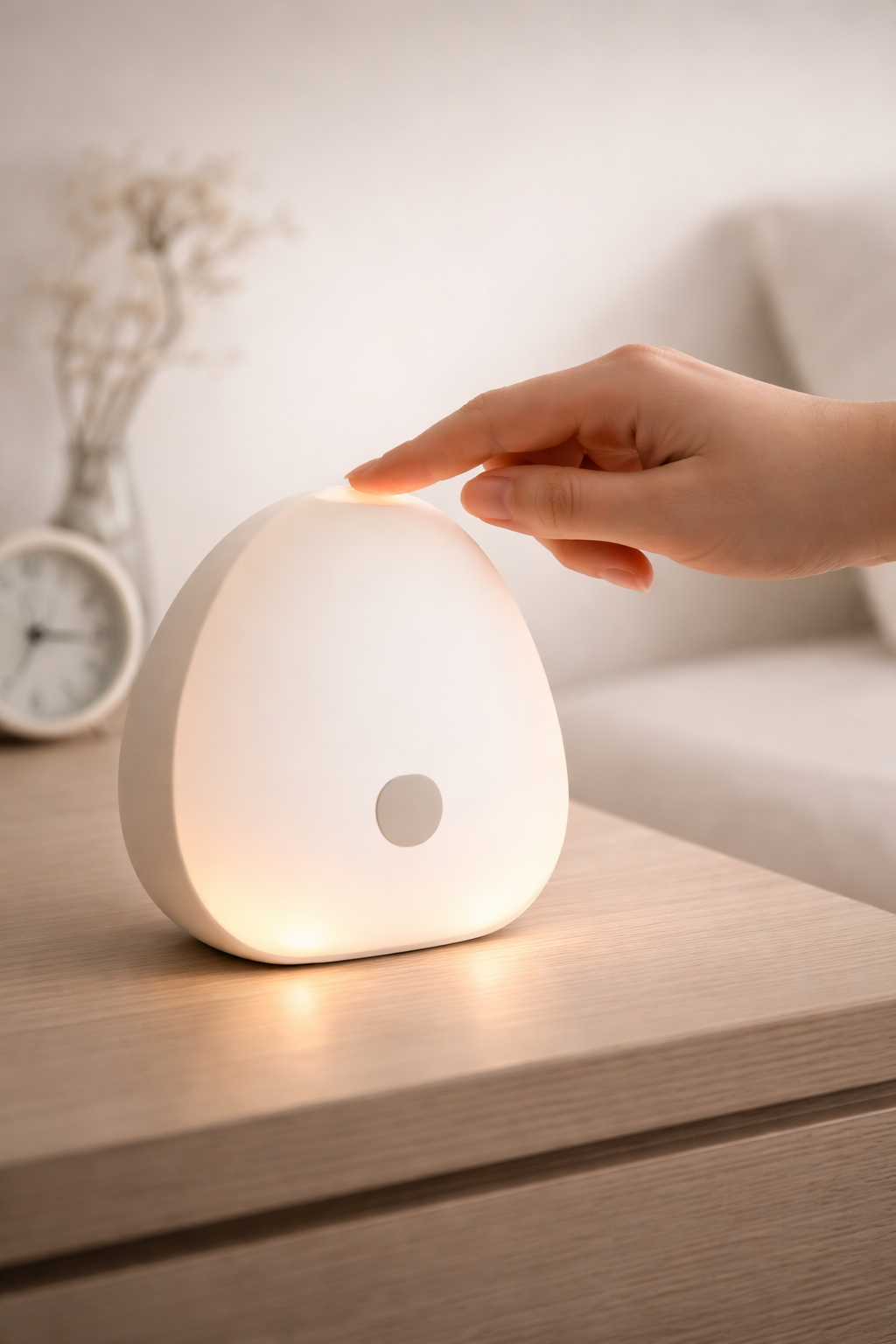 Witte Ruis Slaaplamp